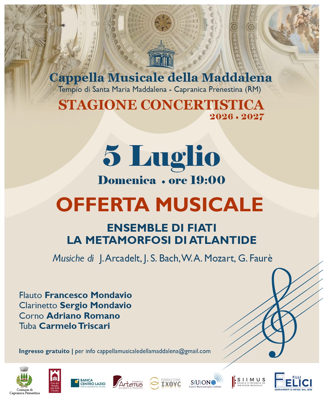 concerto 5 luglio