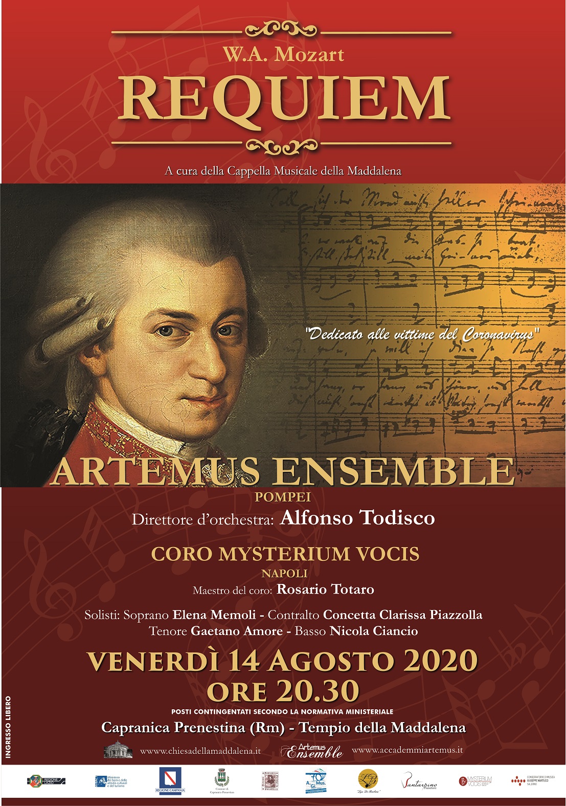 Concerto Requiem Mozart 2020